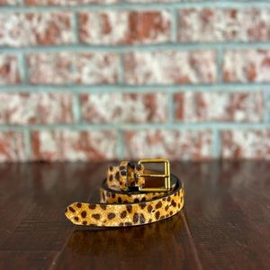 Leopard Print Belt